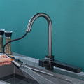 SQUA Left Waterfall Faucets, Waterfall Taps Left Side