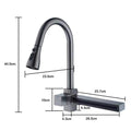 SQUA Left Waterfall Faucets, Waterfall Taps Left Side