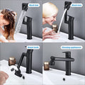 Allnatt Black 1080 Degree Sink Faucet Kitchen