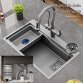 Bestnew Thick Stainless Steel Kitchen Sink Set